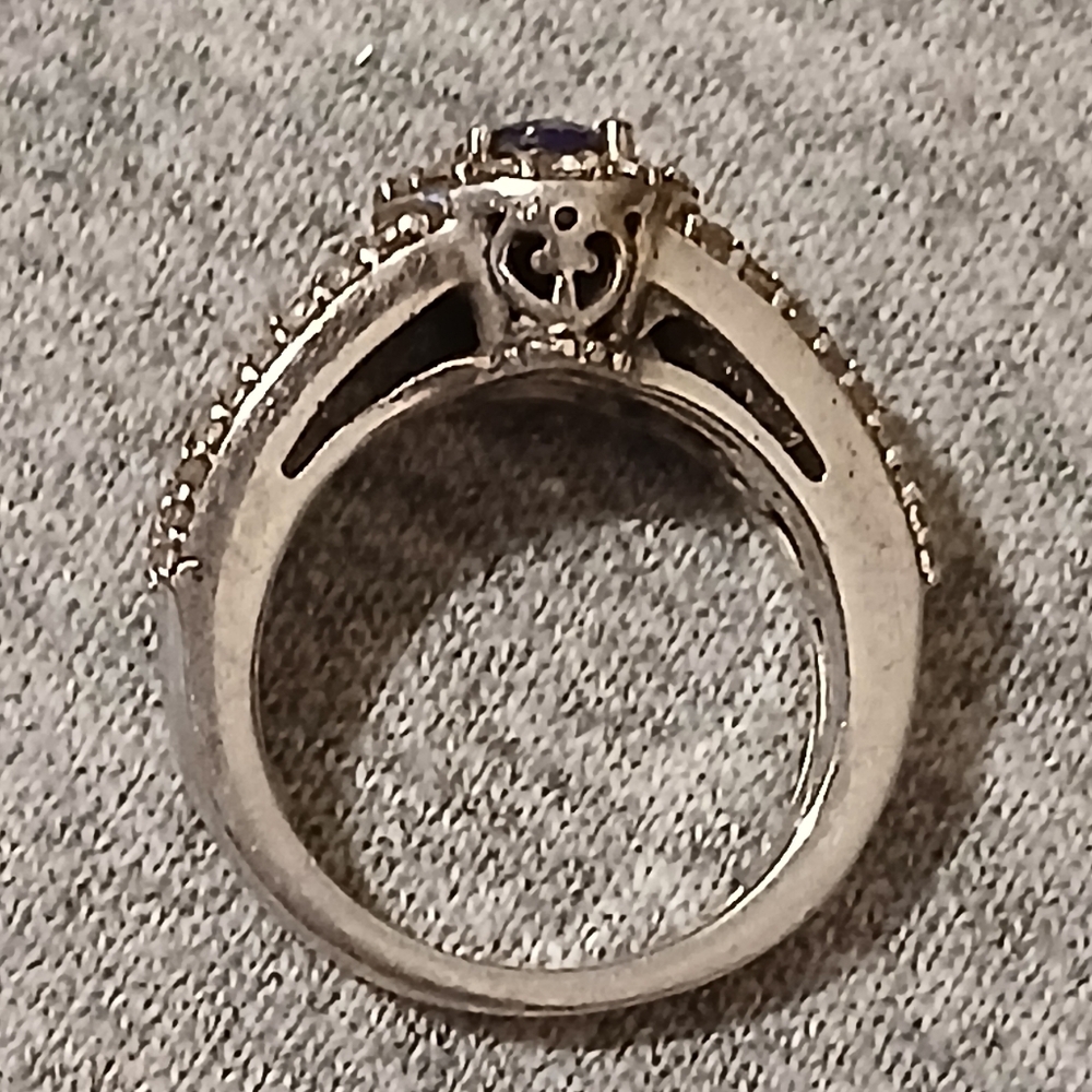Genuine Tanzanite Ring Tripple A - Picture 8 of 12